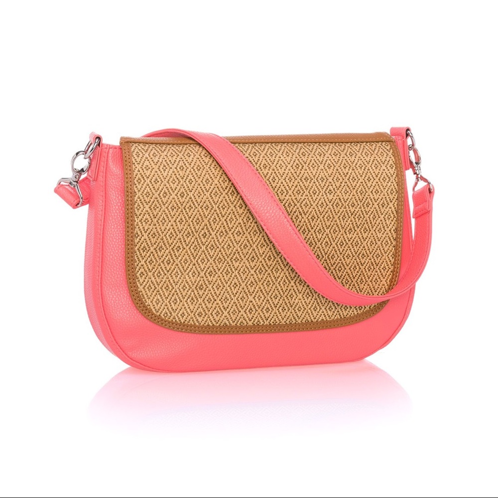 NWT thirty-one calypso coral classic bag with flap